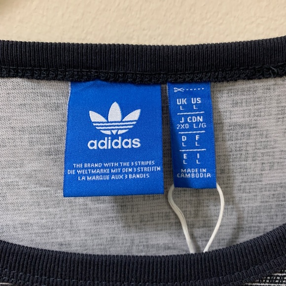 Adidas Originals Trefoil Long Sleeve - Grey - Picture 4 of 6